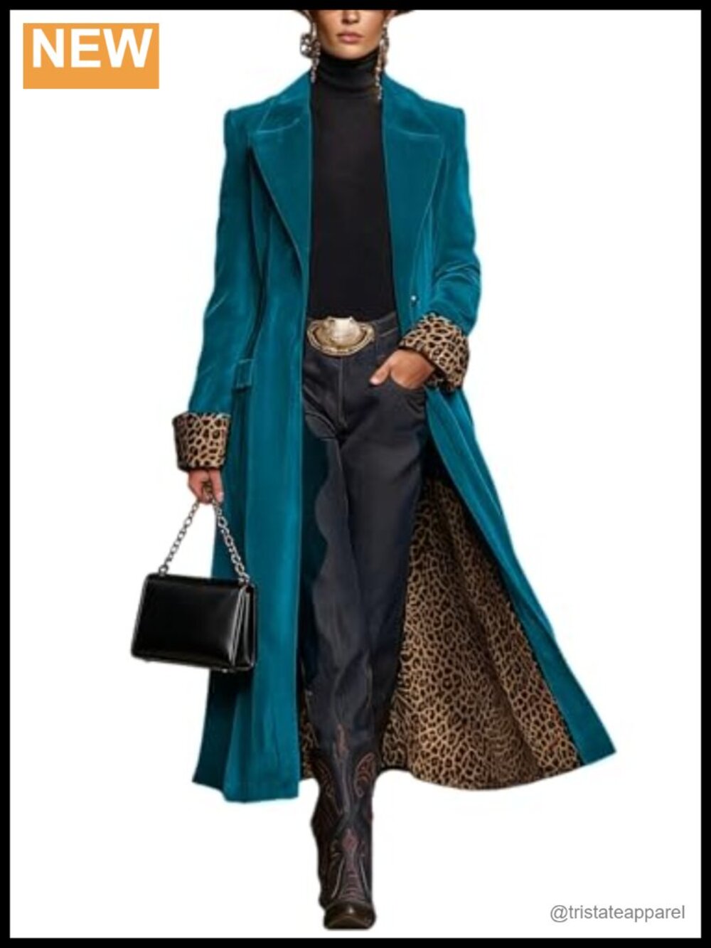 Oversized Long Velvet Blazer Women Casual Color Block Suit Jacket Coat